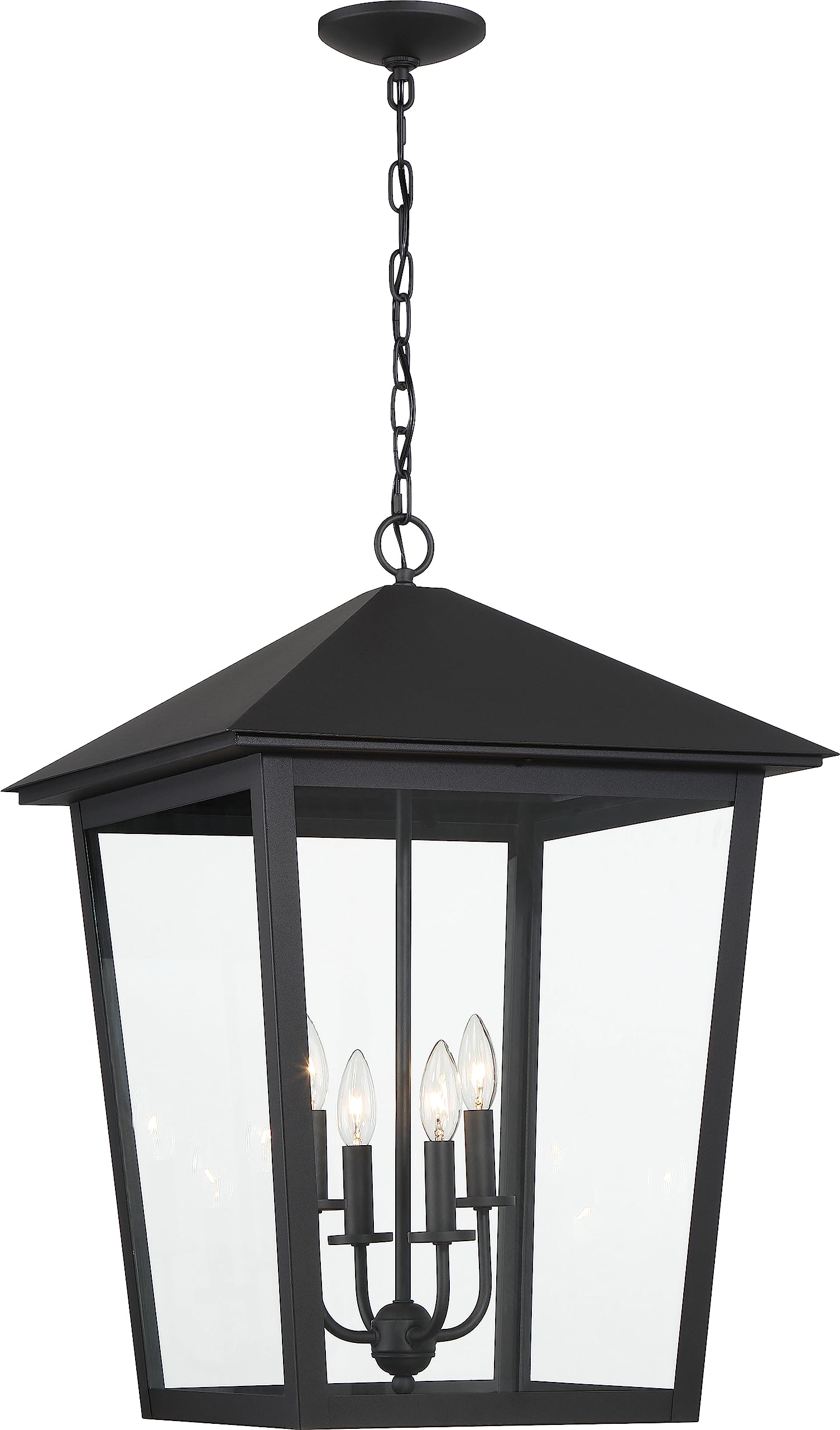 THE GREAT OUTDOORS 72137-66 Noble Hill Outdoor Chain Hung Lantern