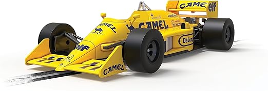 Scalextric Lotus 99T Camel #11 1987 Monaco Grand Prix Satoru Nakijima 1:32 Slot Race Car C4355, Yellow