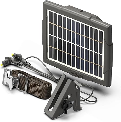 Cuddeback Banco de energía solar #PW-3600 - Cargador de batería para cámaras CuddeLink y pistas - Cargador portátil para exteriores con batería NiMH