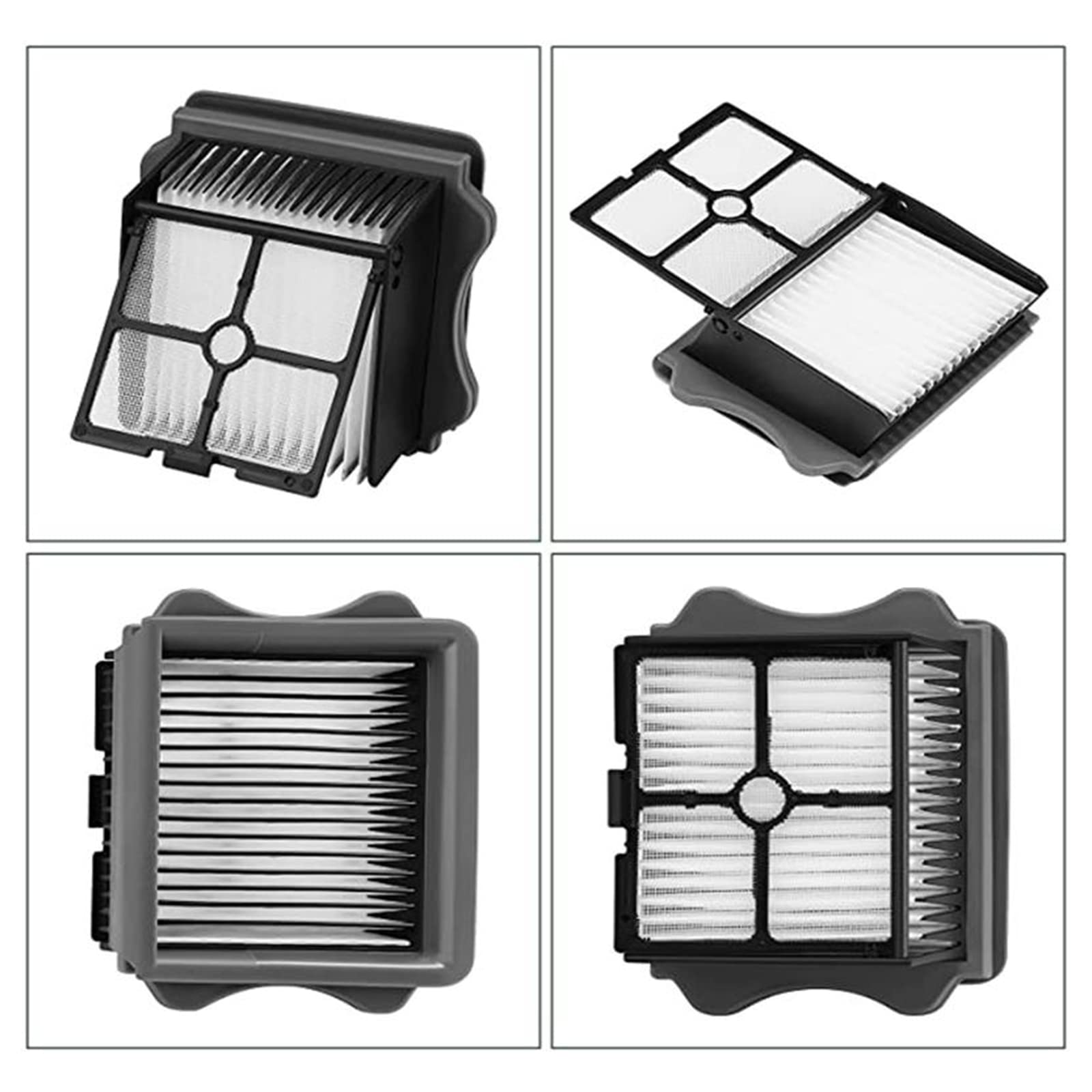 BAMBOOST Pack 4 Accessoires Tineco IFloor 3 / Floor One S3 – 2 Rouleaux Brosse + 2 Filtres HEPA, Rechange Original Performance