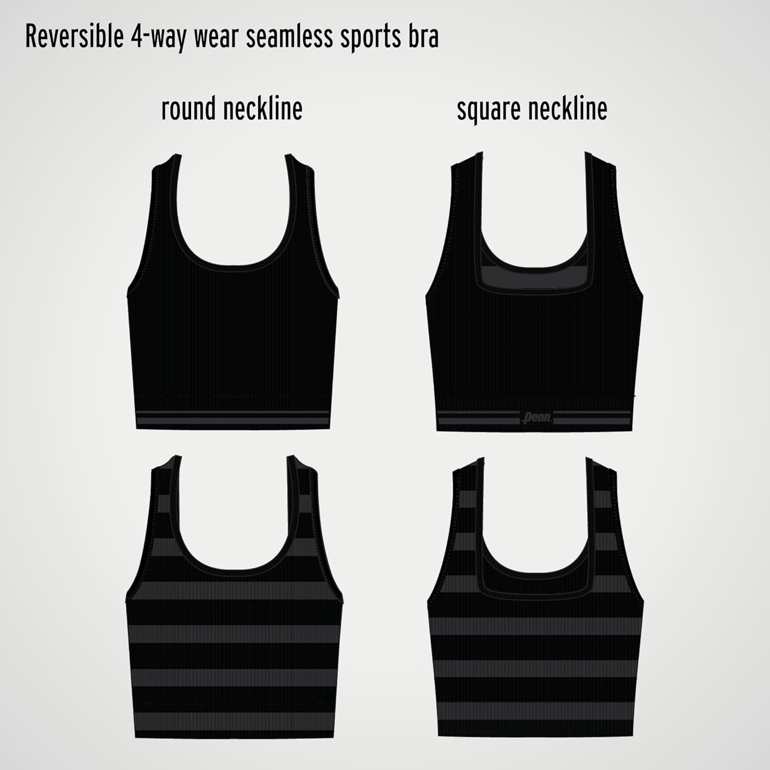 Penn Womens Seamless 4-Way Wear Sports Bra - Image 4