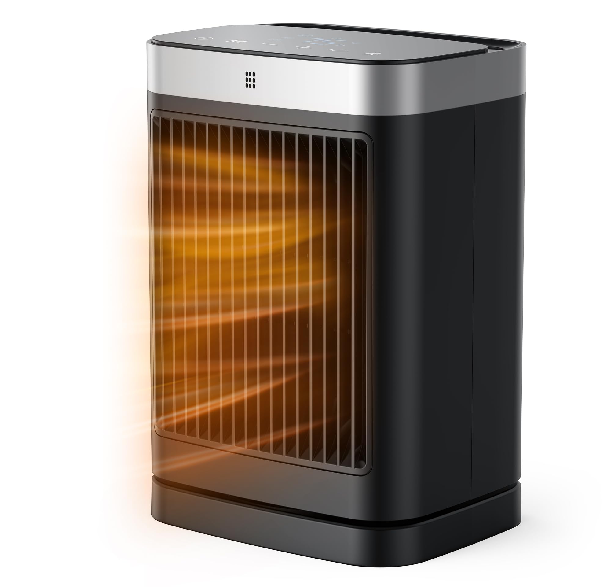 Stufetta Elettrica da Bagno, 2000W Termoventilatore con 3 Modalità, Telecomando, Protezione da Surriscaldamento e Ribaltamento, Timer 12 Ore, 70° Oscillazione, Para Dormitorios, Salones Oficinas