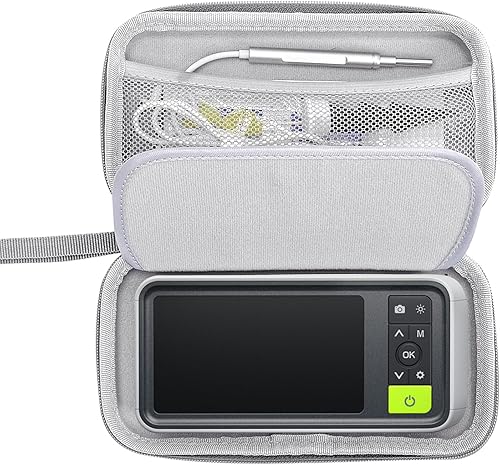 Miniatura 4 de Anykit Bolsa de transporte para otoscopio digital original, funda rígida de gran capacidad mejorada