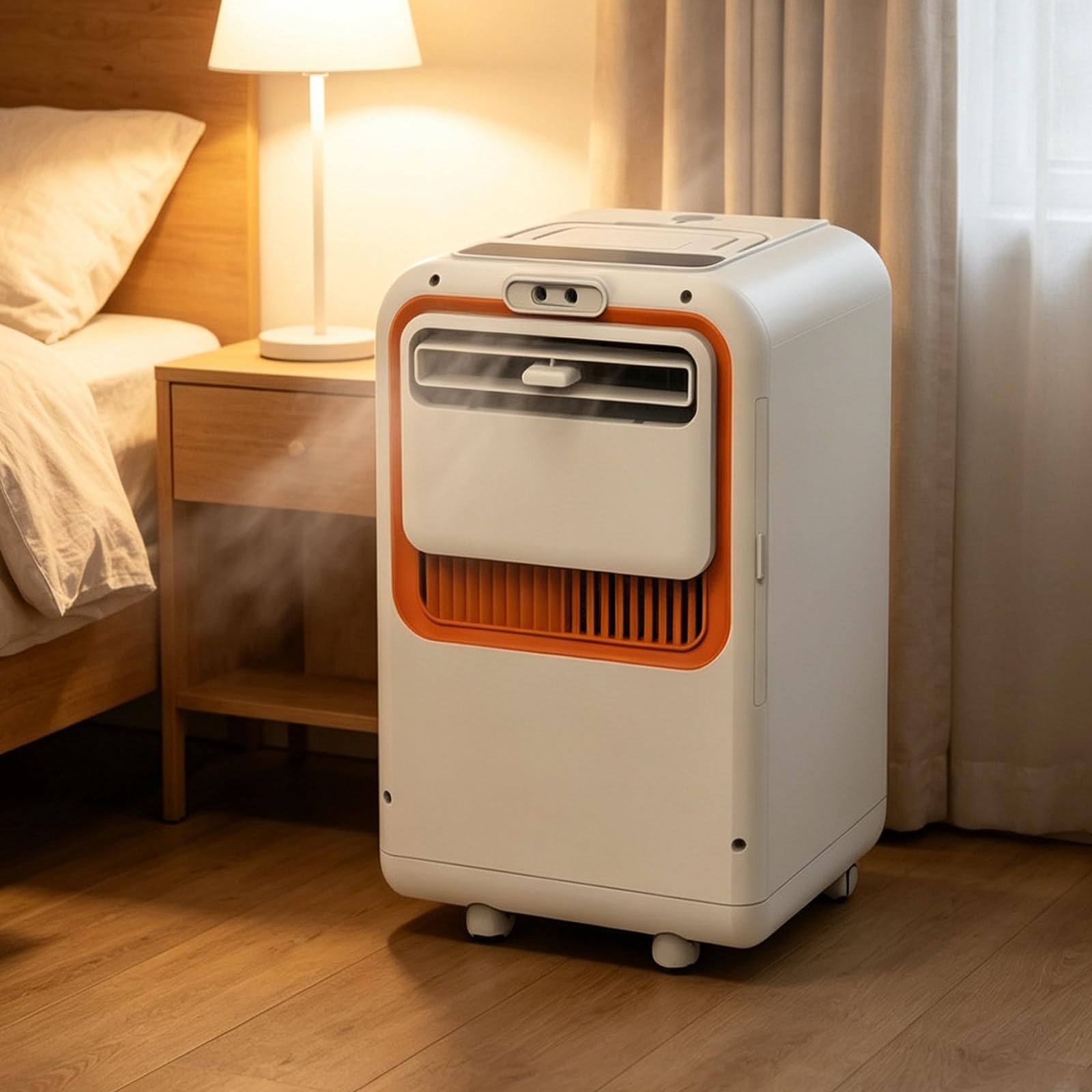 RUODATONLY Portable Air Conditioner, Powerful Compressor Cooling AC Unit with 580W Cooling Power, Dehumidifier Function, Compact Personal Air Conditioner for Bedroom, Office and RV