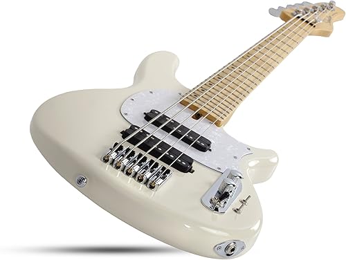 Miniatura 4 de Schecter CV-5 Bajo Guitarra - Marfil
