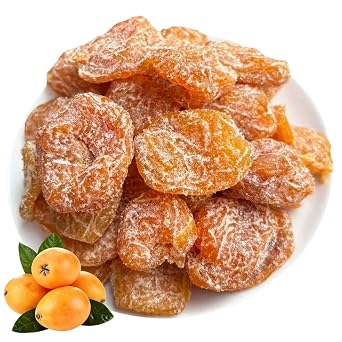 Dried loquat 8.81oz,Bamboo salt Dried loquat,Seedless,dried fruit | Bamboo Salt Dried Loquat, Seedless Whole Fruit,snacks for leisure