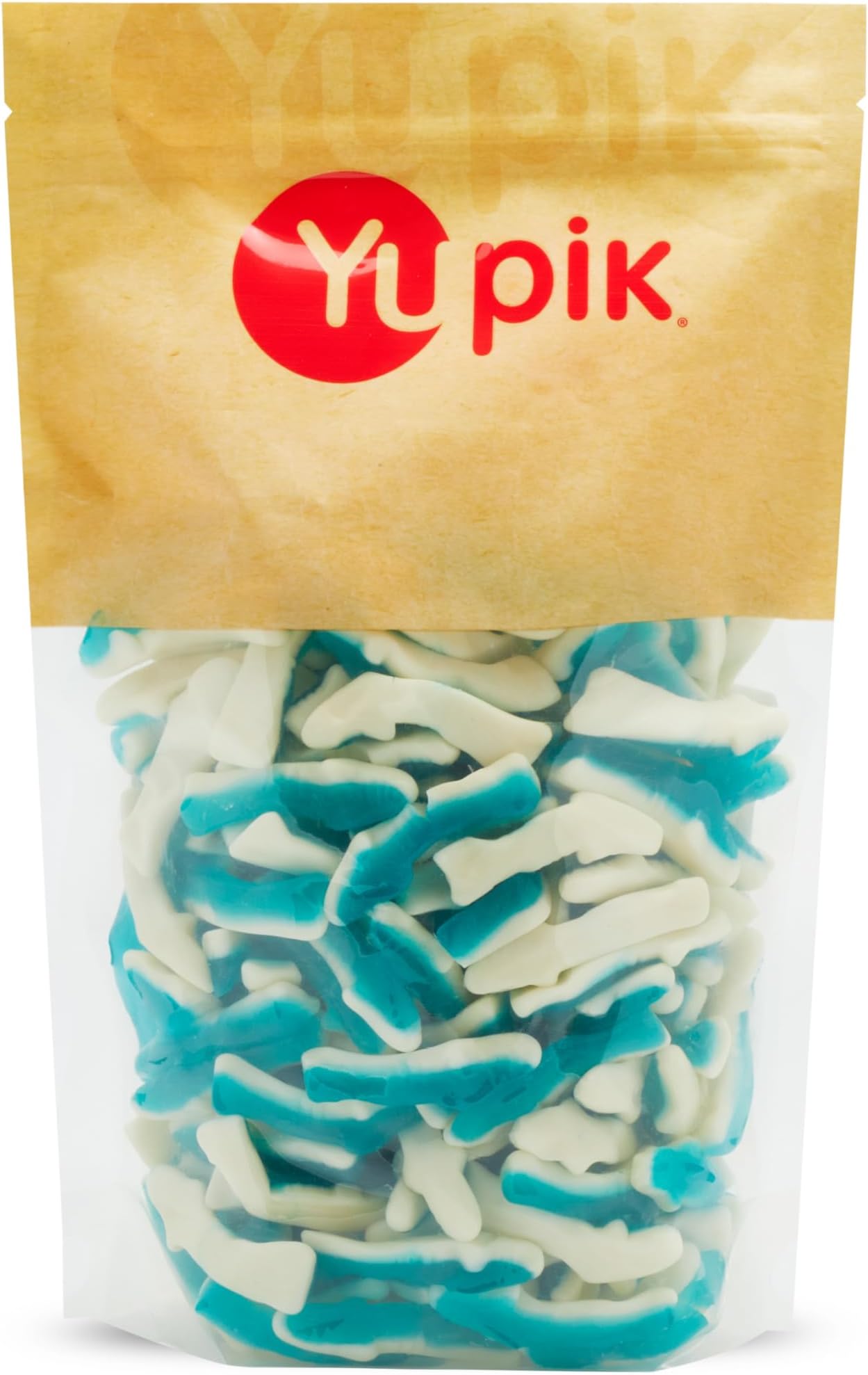 Gummy Blue Sharks, 2.2 lb (35.2 oz), Gluten-Free, Fruity Flavor, Soft & Chewy, Shark-Shaped Gummies, Fun Treat, Sweet Candy, Delicious Snack, Ideal for Gifting, Holidays & Decorating