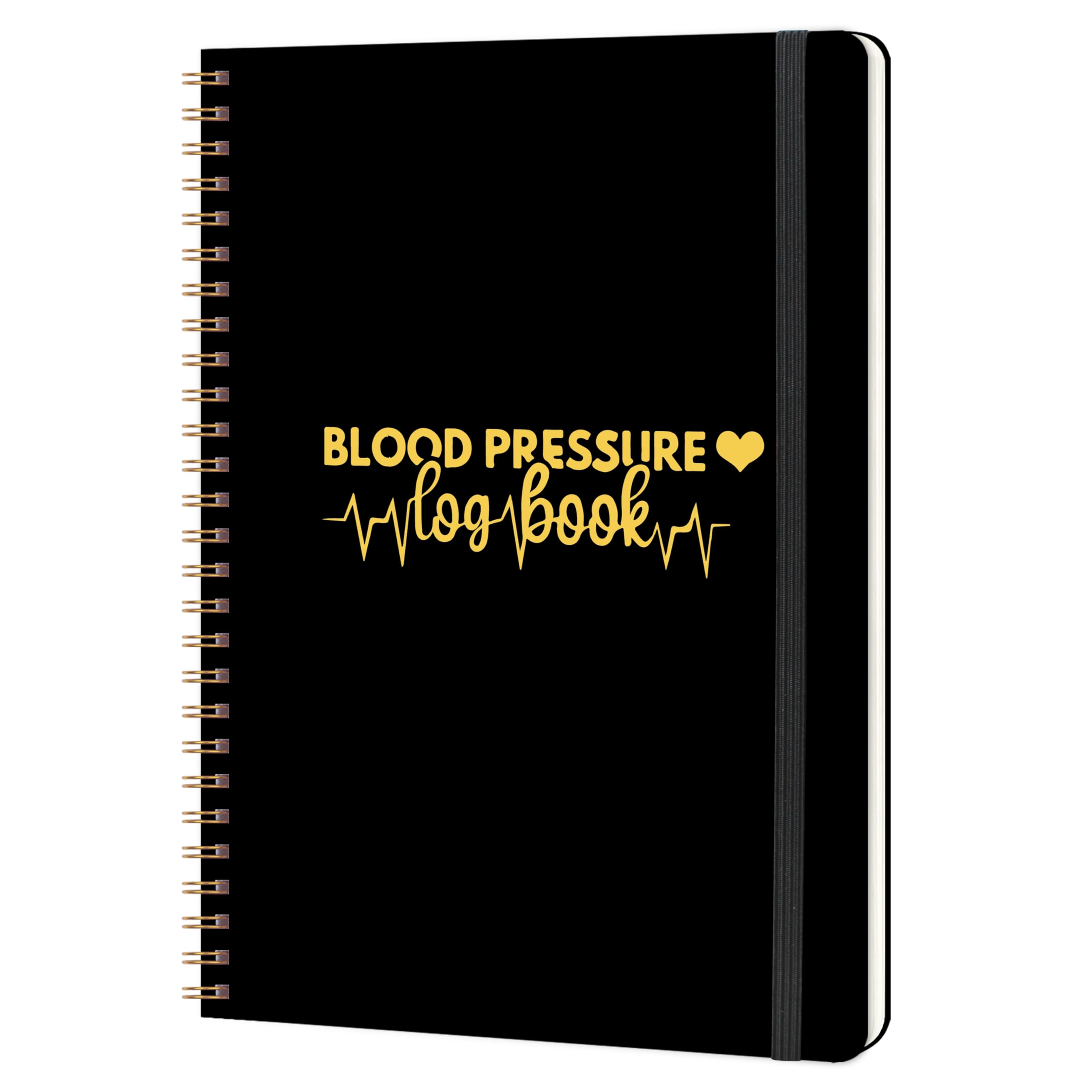 Blood Pressure Log Book - Daily Log for Tracking & Monitoring Blood Pressure & Heart Rate & Medication at Home, 5.9" x 8.6", Blood Pressure Health,