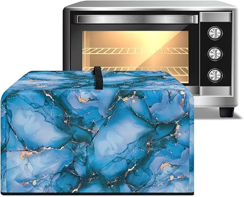 Miniatura 18 de Cubierta para horno de microondas a prueba de polvo, para encimera, freidora de aire, tostadora, horno, para decoración interior del hogar, L, 20.9