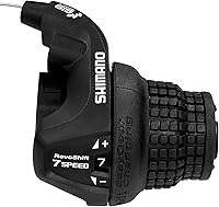 Aikolesa RS25-7R 7-Speed Revoshift Right Bike Gear Shifter - Twist Grip Thumb Shifter for MTB Folding Mountain Bikes