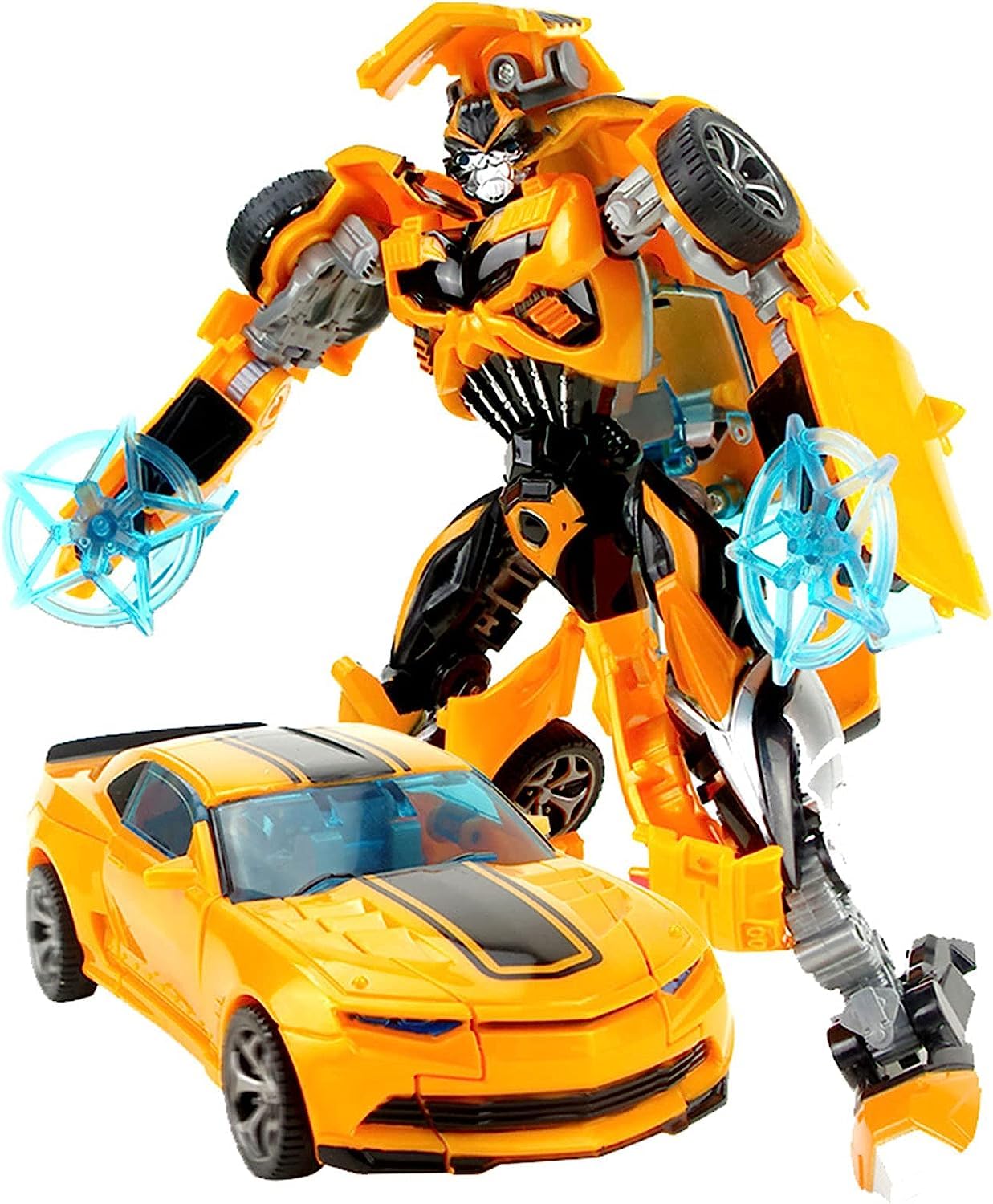 Transformers Toys, Bumblebee Deformed Robot Series Mecha Warrior Autobot Educational Learning Imagination Hands-on Ability Safe Sturdy Action Figure Anime Character Model-2
