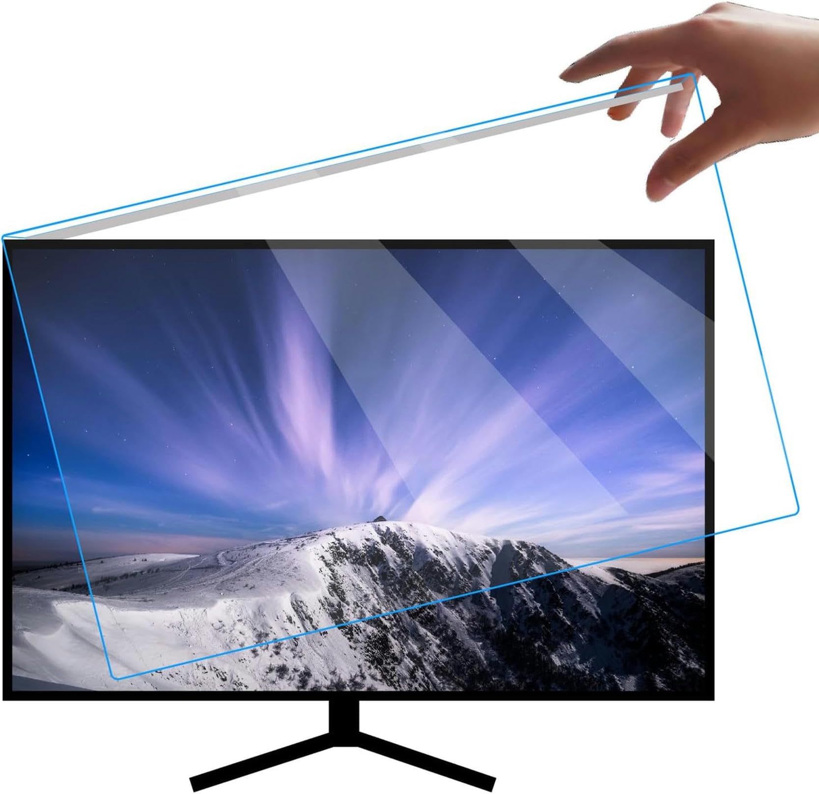 Filtre anti-lumière bleue pour écran d'ordinateur et panneau de protection des yeux haute définition