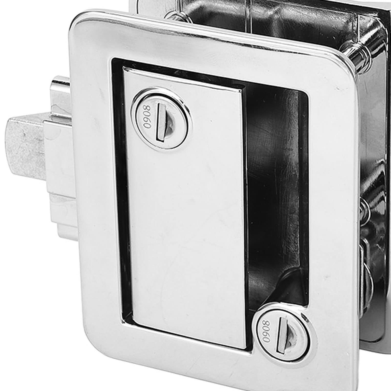YUYTE RV de Metal Chapado con 4 Llaves Seguridad Avanzada para Remolques y Camiones de Viaje Fácil Instalación y Silencioso