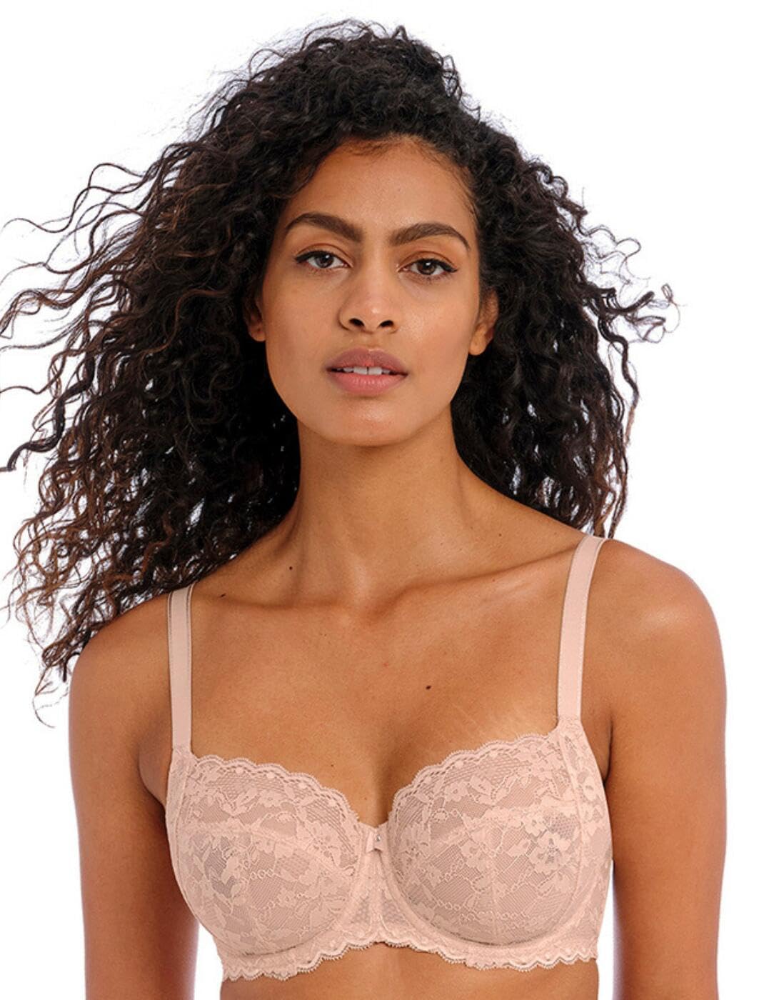 Freya Offbeat Underwired Side Support Bra, Nude, Size 34Ff, Women