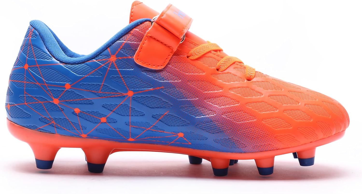 Hanani Boys Soccer Cleats Kids Girls FG/AG Soccer Athletics Sport Shoes Training Shoes Running Shoes Teenager Indoor Outdoor Football Shoes Sneakers for Unisex - Image 4