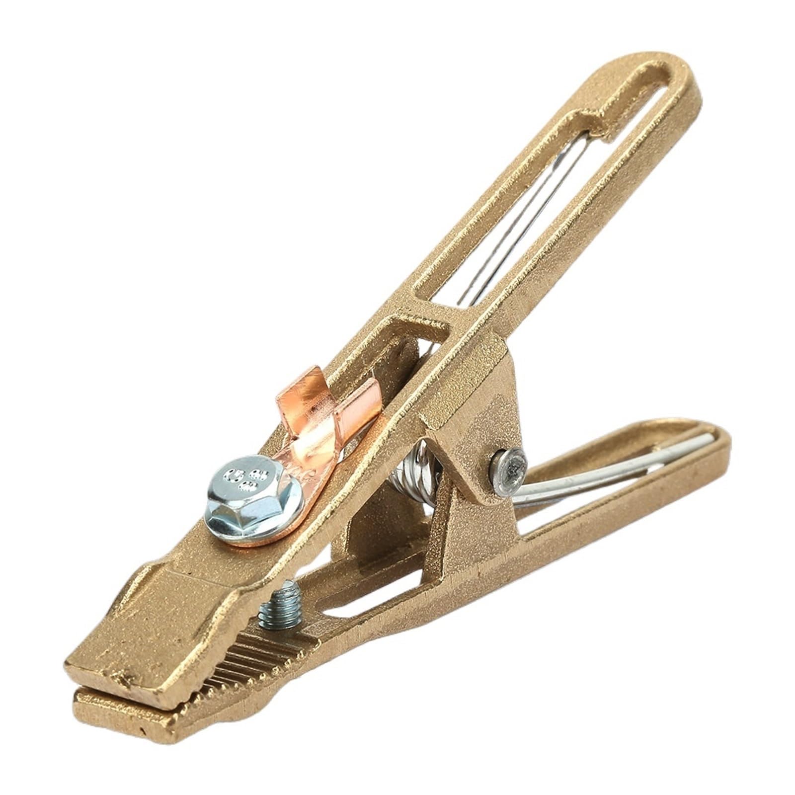 Pinza Soldadura Abrazadera de tierra 300/500A, Material de latón, soldadura a tierra en forma de A, 1 ud. | 500A