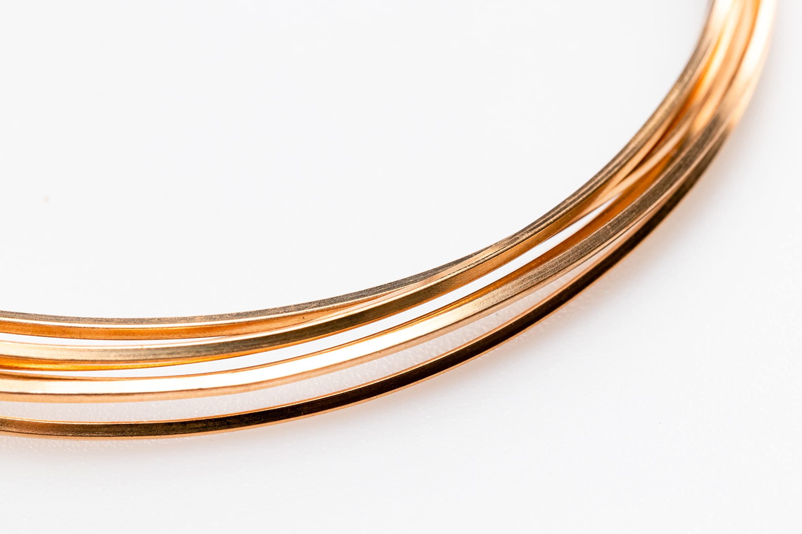 Alambre de calibre 20, relleno de oro amarillo 14/20, cuadrado, suave – 10 pies de Craft Wire