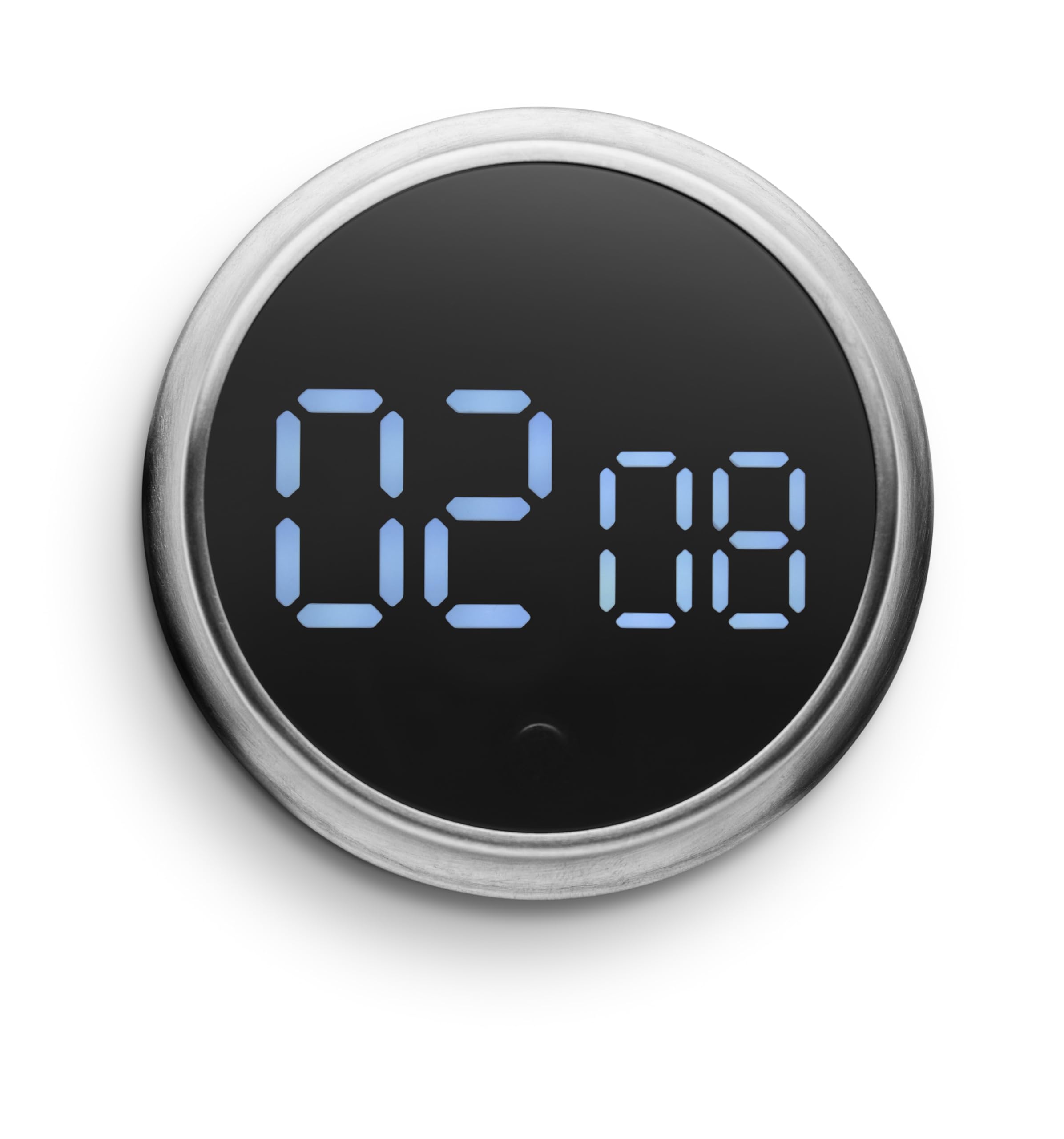 Eva Solo | Magnetischer Küchentimer |Behalten Sie die Zeit im Blick – perfekt beim Kochen und als Erinnerung | Brushed Steel