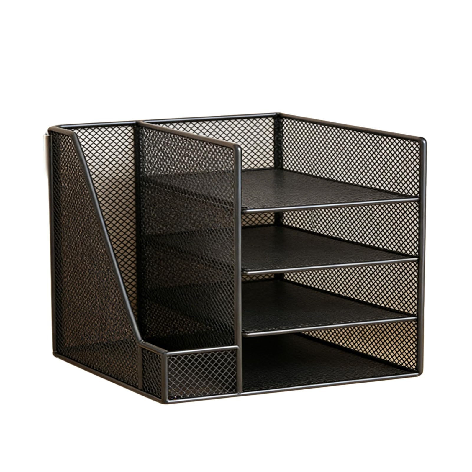 Desk Organizers 4Tier Desktop Paper File with File Holders, Accessories & Workspaces Organization Storage Accessories & Workspaces