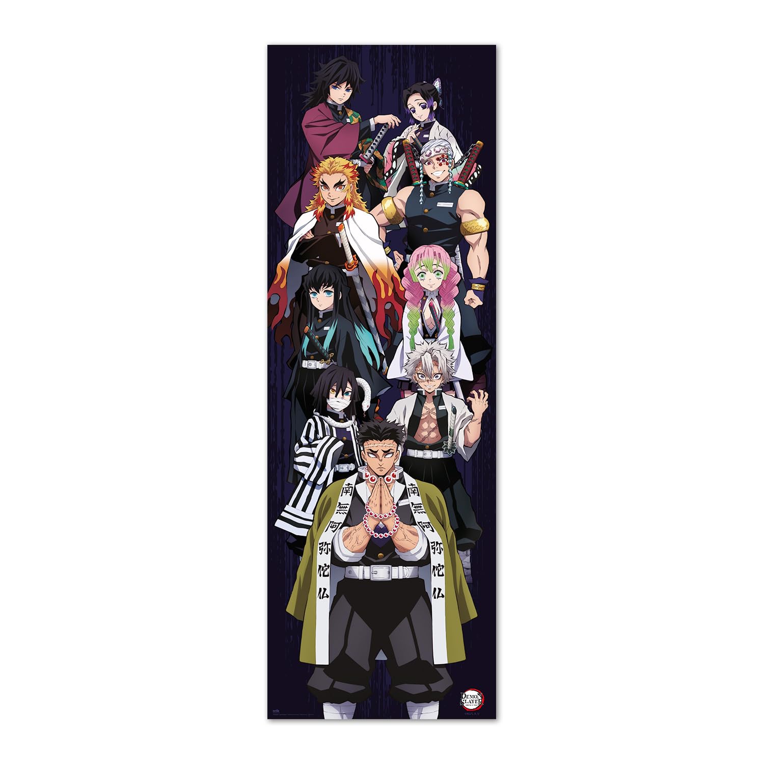 Grupo Erik Poster Demon Slayer - 20.8 x 62.2 inches / 53 x 158 cm - Shipped Rolled Up - Cool Posters, Art Poster, Door Posters & Prints