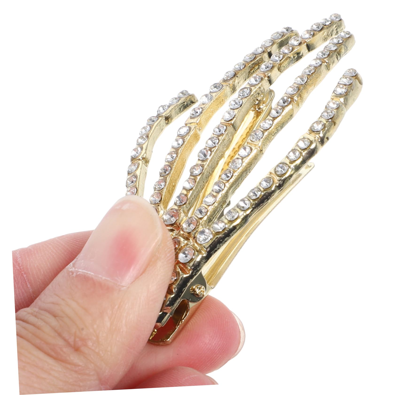 FRCOLOR 10 Sets Elegante Gothic Hand Haarspange Strass Jungen Und Mädchen Haarschmuck Für Halloween Und Dekorationen 4 Stück * 10
