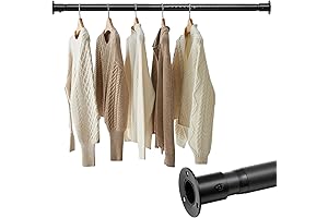 17 To 82 Inch Adjustable Closet Rod