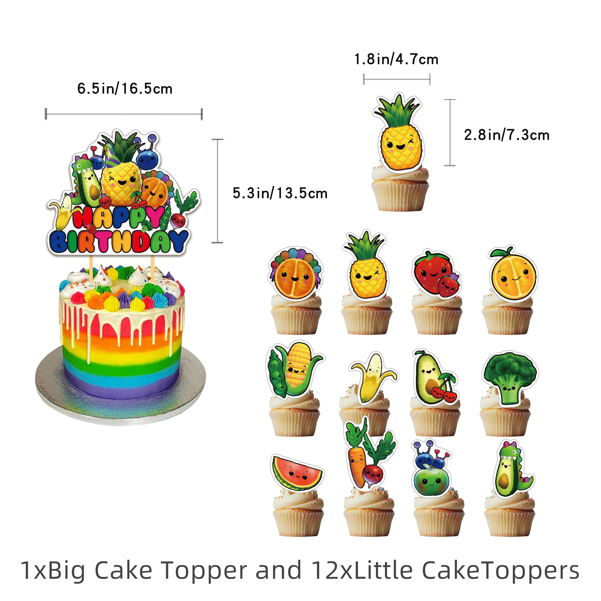 Snapklik.com : ELymacron Hey Bear Sensory Fruit Theme Party Supplies