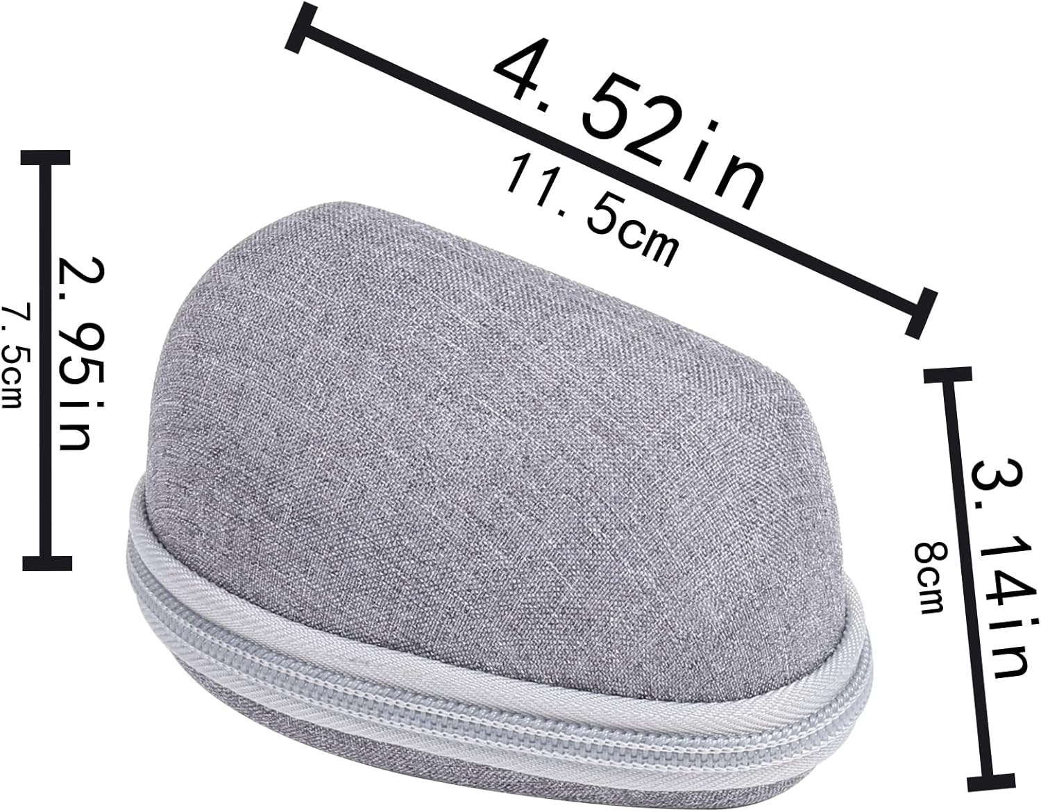 Aenllosi Hard Carrying Case Replacement for Logitech Lift Vertical Ergonomic Mouse (Grey) - Image 7