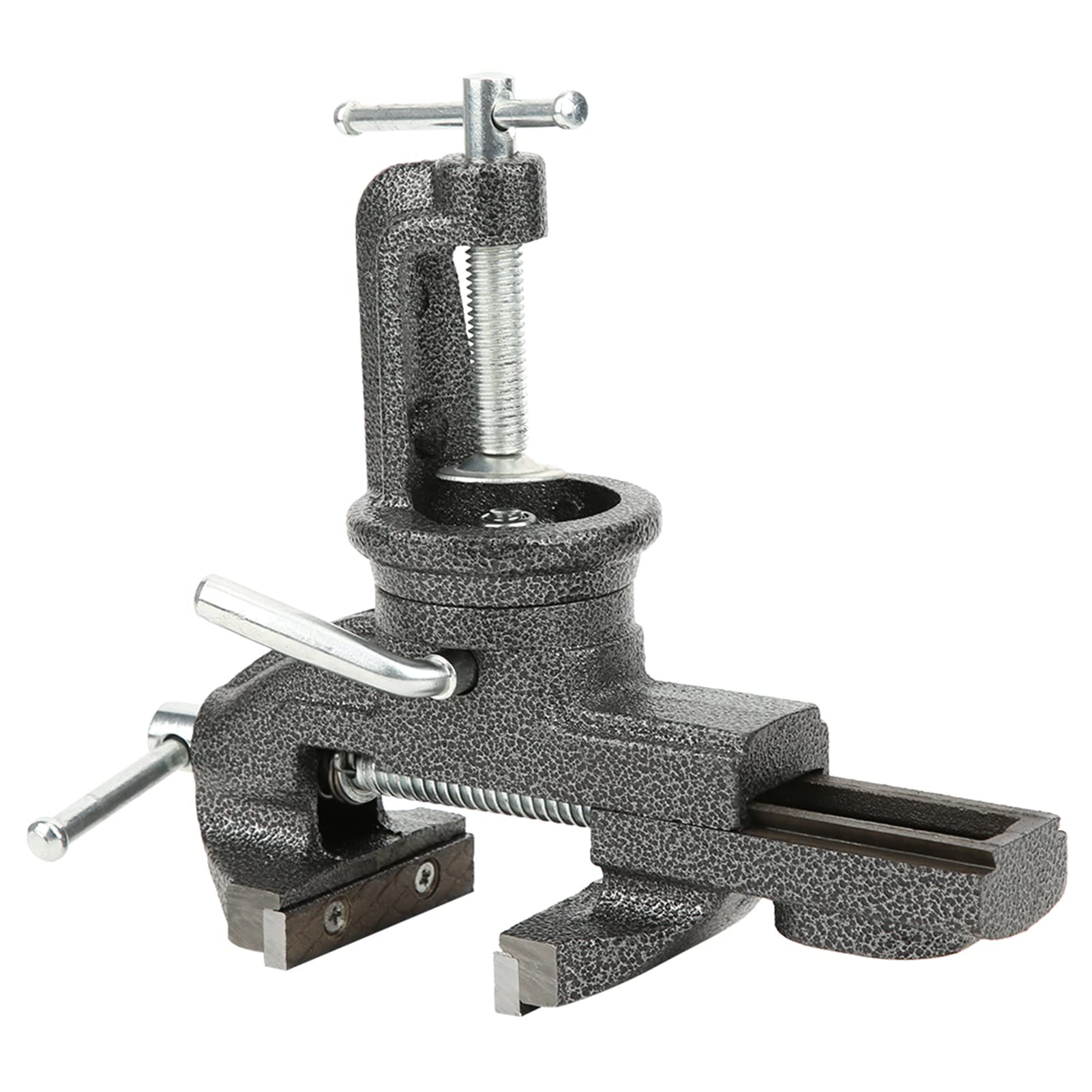 Imadło stołowe 80mm 360 stopni Miniaturowy zacisk żeliwny Imadło stołowe Łatwa instalacja Wyposażenie warsztatu