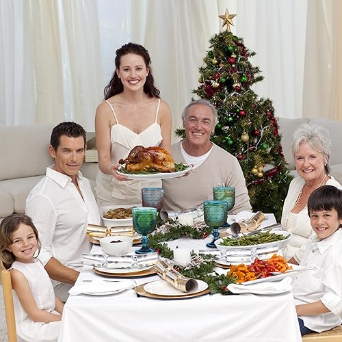 Miniatura 7 de Copas de vino vintage azules de 12 onzas, juego de 4 vasos de copas, copas en relieve para boda, fiesta, cena, bar