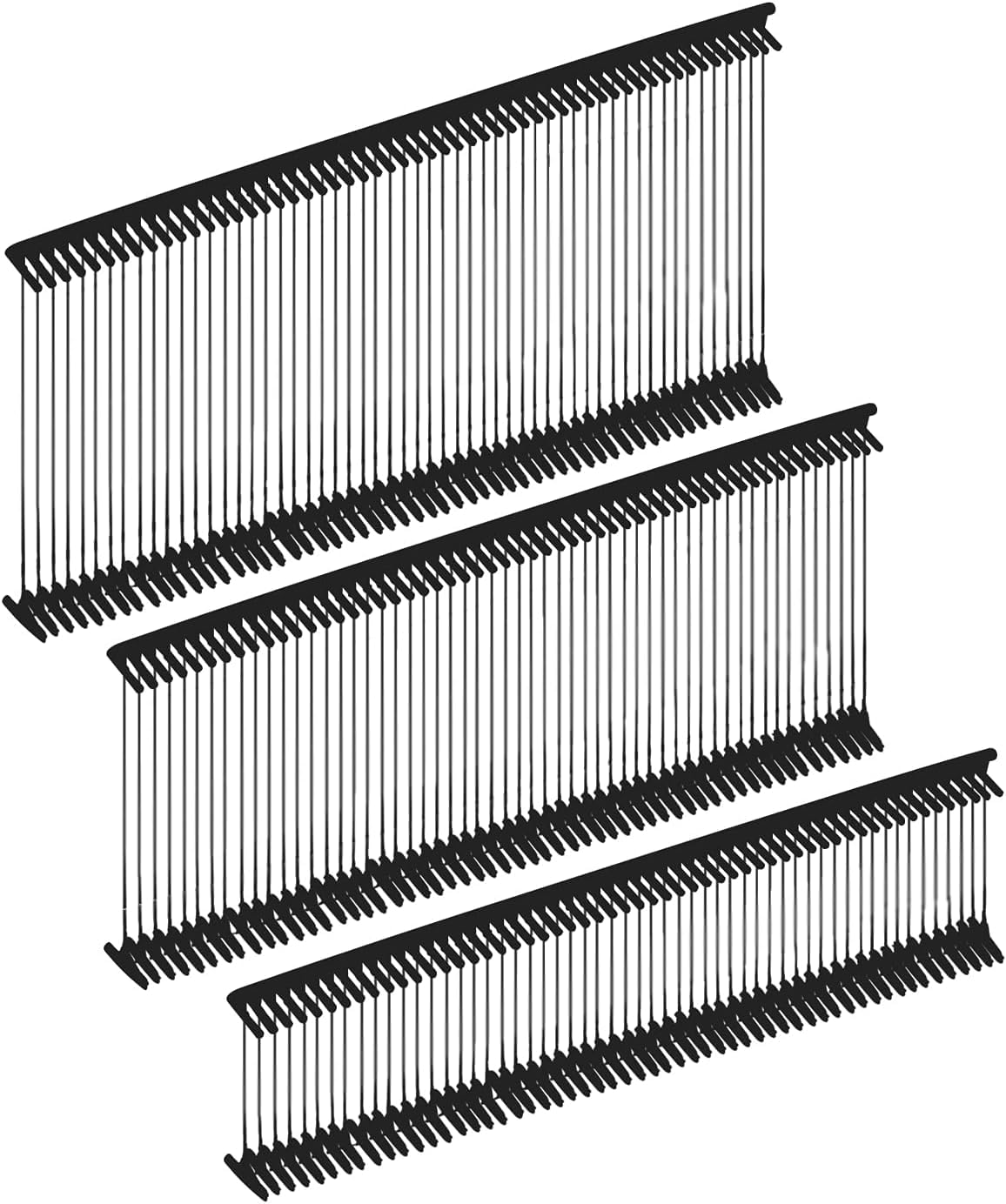 3000pcs Standard Tagging Fasteners Regular Plastic Tag Gun Refills Price Tag Label Garment Tagging Barbs 3 Sizes - 1 Inch, 2 Inches, 3 Inches