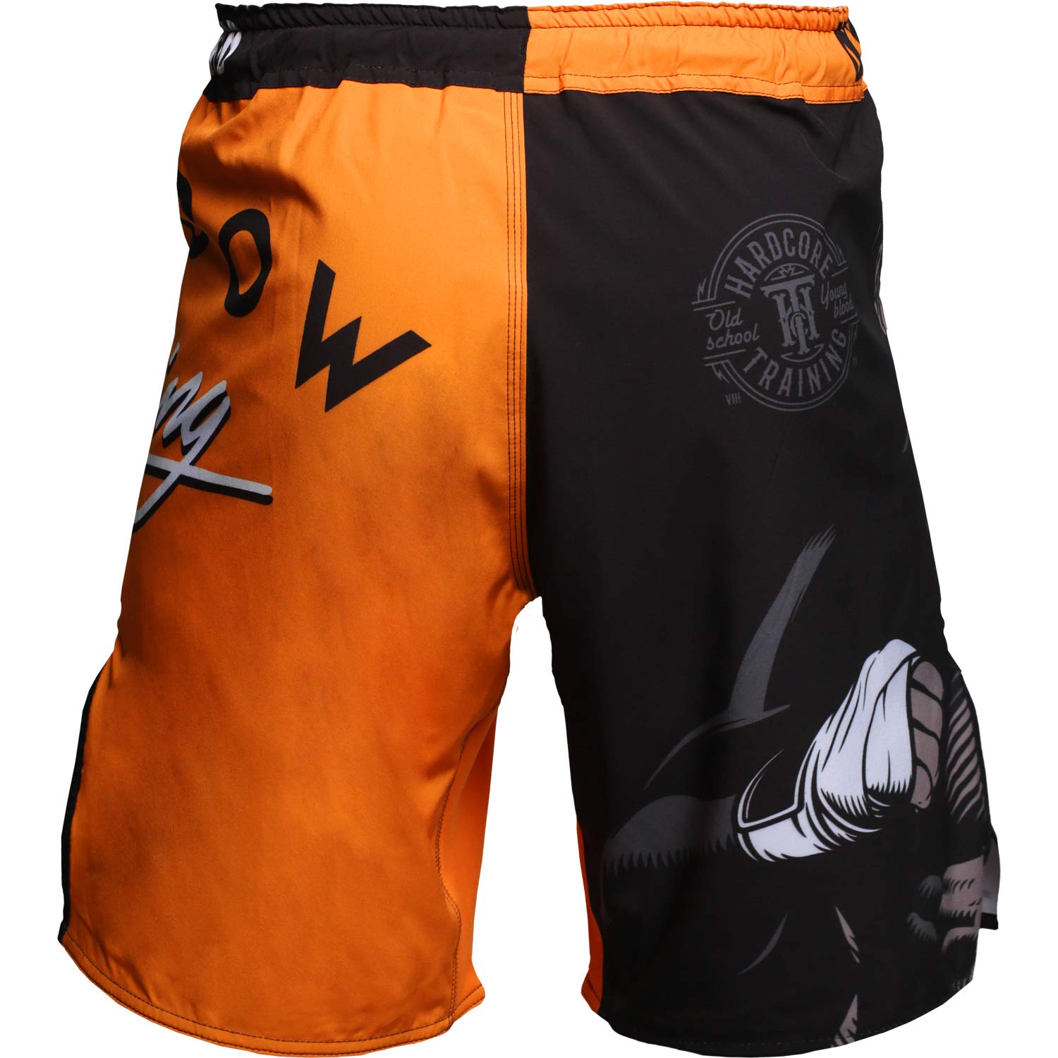 Hardcore Training Shadow Boxing Fight Shorts Hombre Pantalones Cortos MMA BJJ Boxeo Grappling Fitness No Gi