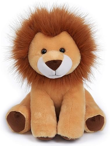 Apricot Lamb Toys - Peluche de león rugido marrón, suave, perfecto para niños (león marrón, 10 pulgadas)