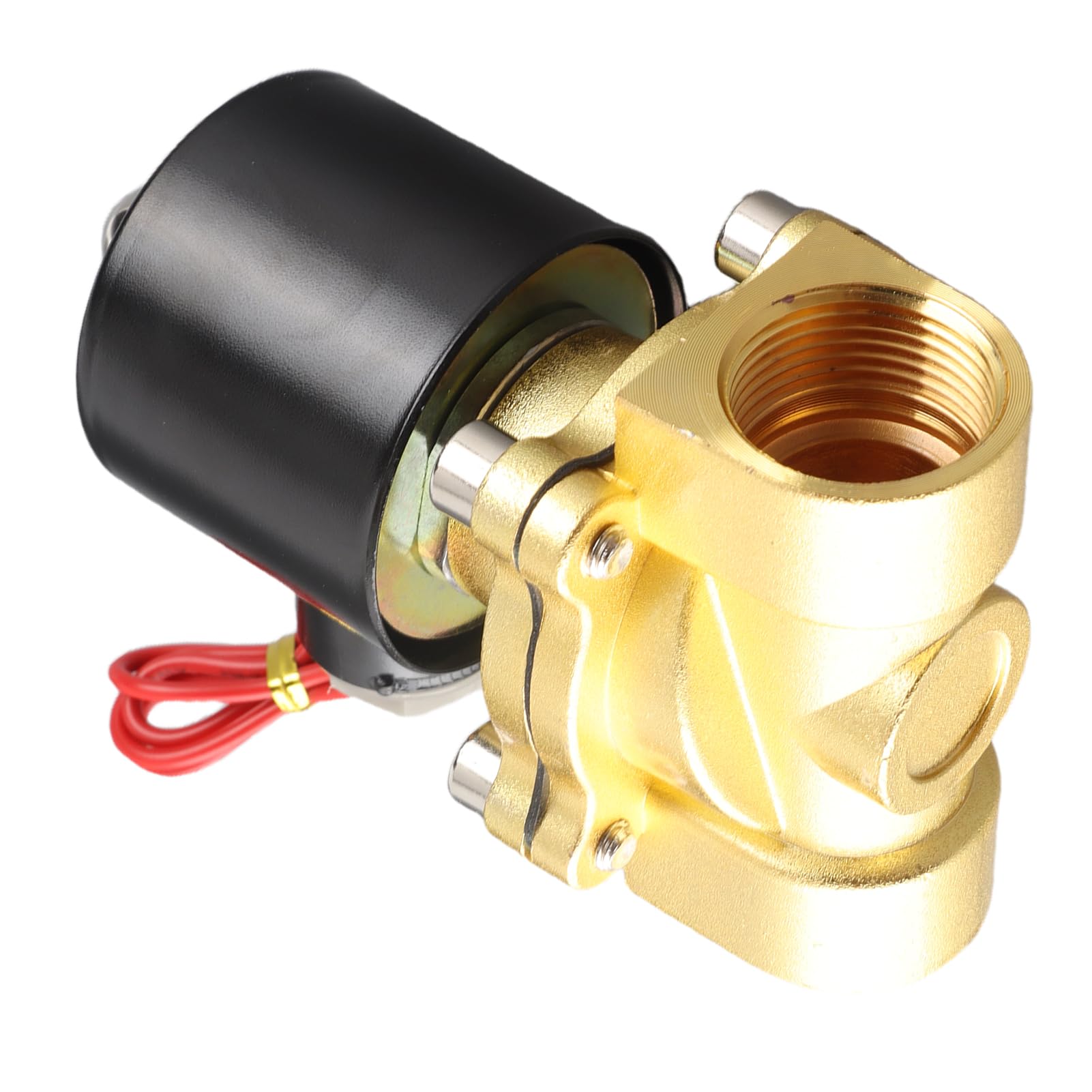 Électrovanne 3/4 pouces AC NC en zinc pour eau air et gazole