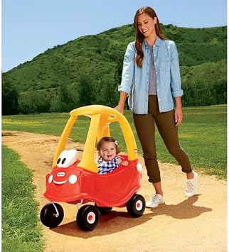 Little Tikes Cozy Coupe 30th Anniversary Car - Ride-On with Real Working Horn Clicking Ignition Switch Fuel Cap