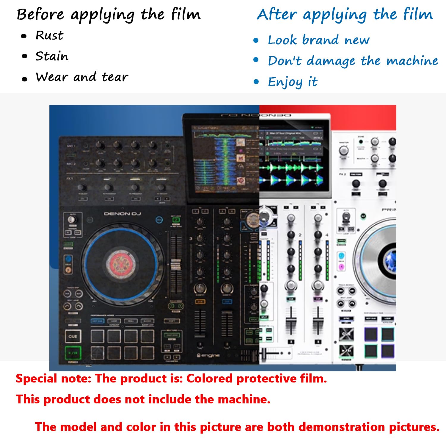 Amazon.com: Protective Cover Skin for Pioneer DJ XDJ-RX3 Film