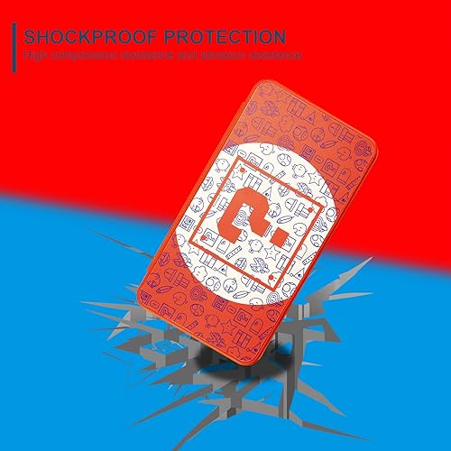 Miniatura 6 de Game Card Case for Nintendo Switch Games, Slime and Portable Carrying Storage Travel Box with 24 Card Slots, Hard Shell Protective and Durable