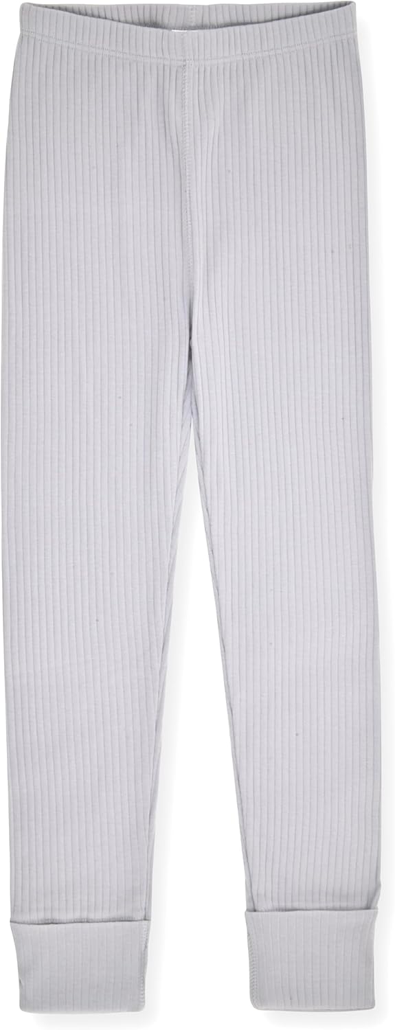 Sleep On It Rib Knit Girls Pajama Sets Pajamas for Boys and Girls - 100% Organic Multipack Rib Knit Cotton Sleepwear - Image 7