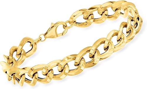 Ross-Simons Italian 14kt Yellow Gold Curb-Link Bracelet