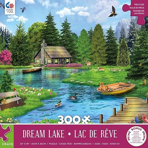 Miniatura 3 de Ceaco - Dream Lake - Rompecabezas de 300 piezas