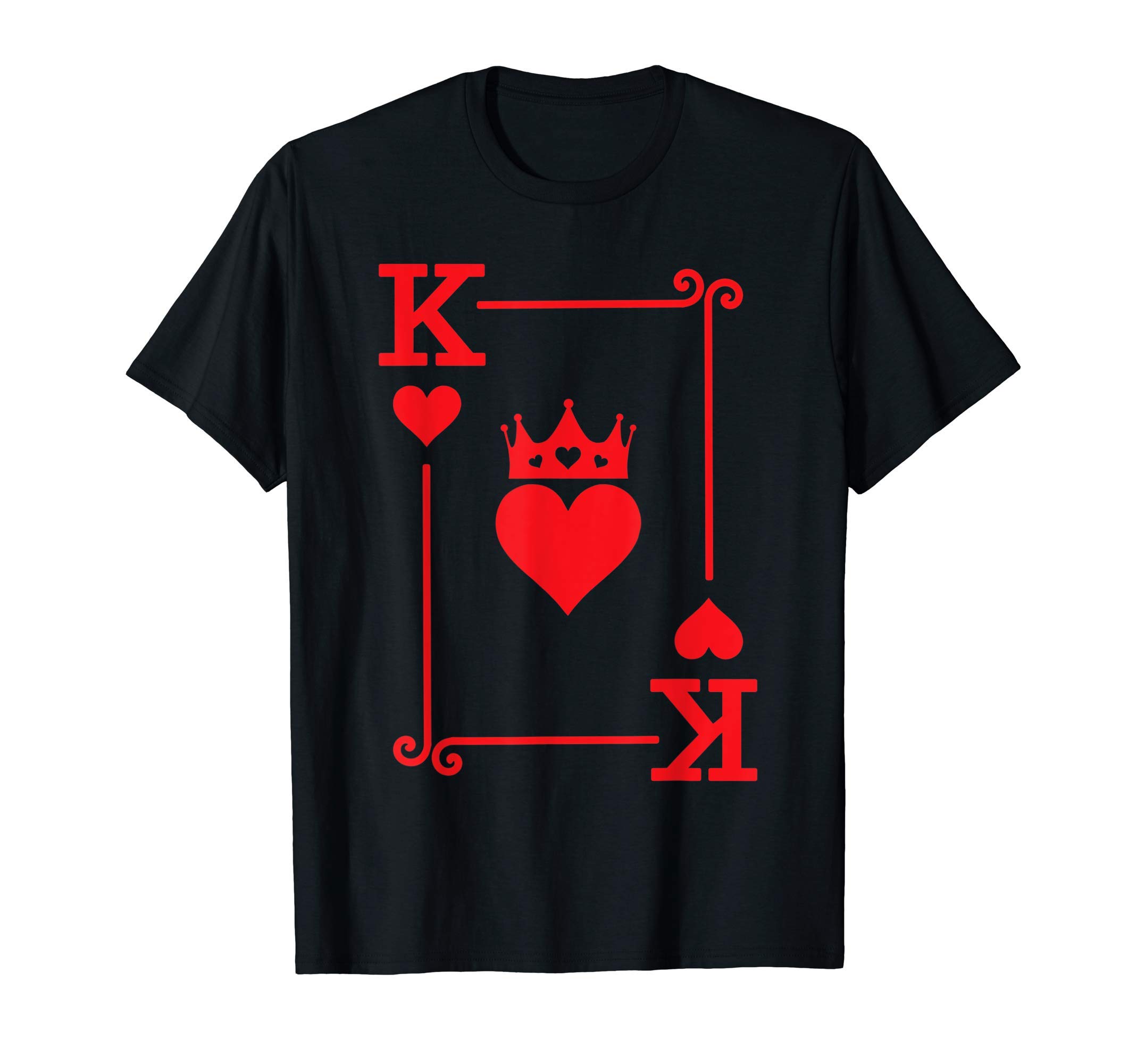 King Hearts Card Costume - Playing Cards - King of Hearts T-Shirt