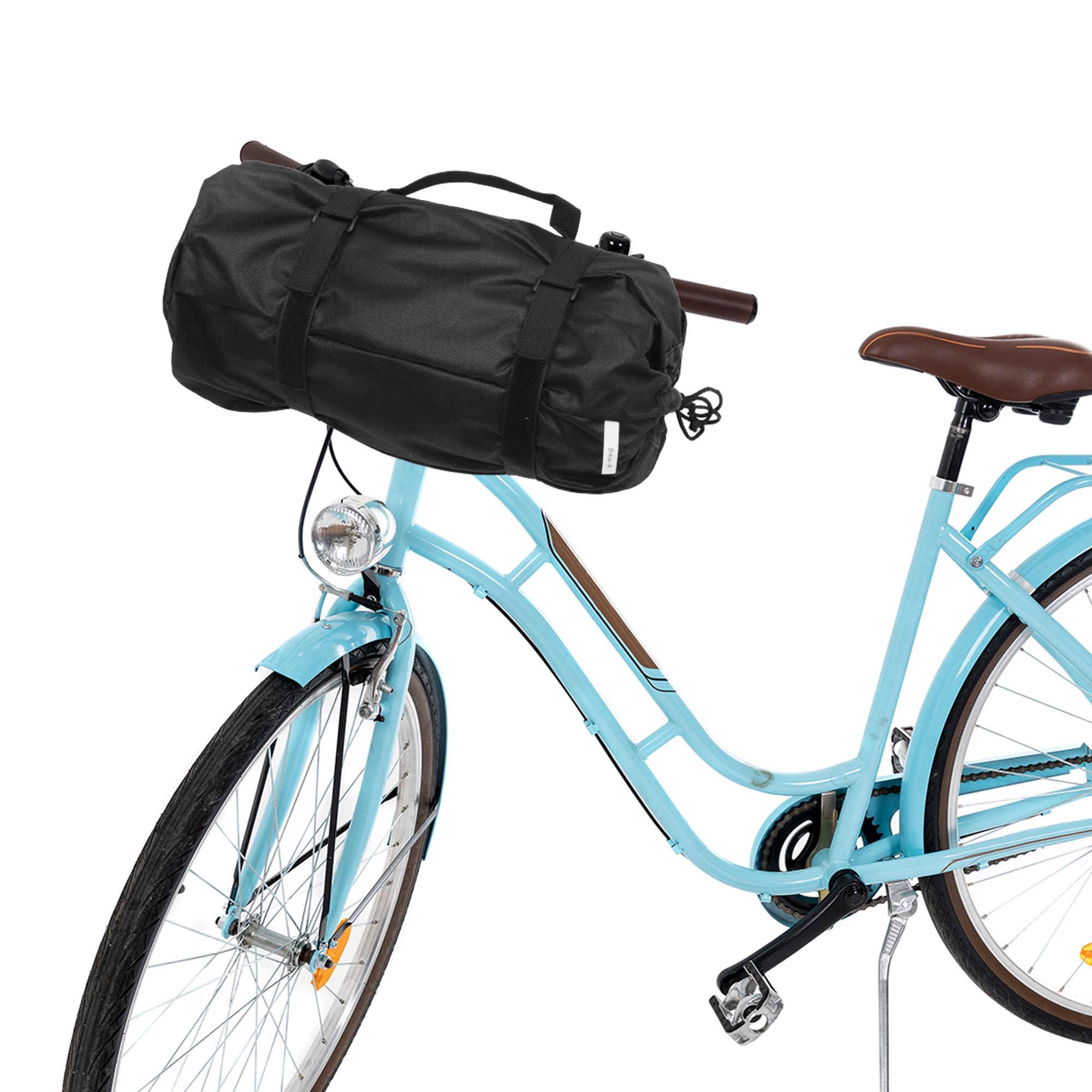 Borsa Trasporto Bicicletta Nero 1 Pc Per Bici Strada Impermeabile | Materiale: 600D/210D, Dim: 140x28x80cm, Compatibile Per MTB, Pieghevoli, Cinghie, Maniglie, Tracolla.
