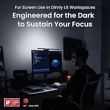 Amazon.com: BenQ ScreenBar Halo 2 LED Monitor Light - Wireless