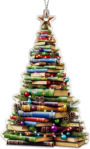 Book Ornament, Book Ornaments for Christmas Tree, Christmas Ornaments 2025,