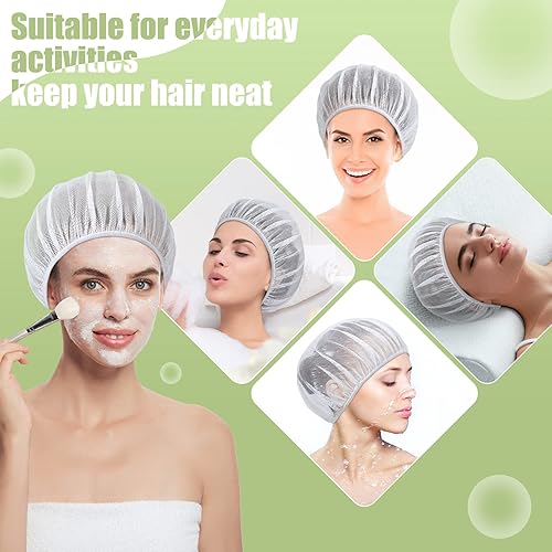 Miniatura 8 de Chuarry 4 gorros de malla para dormir para mujeres