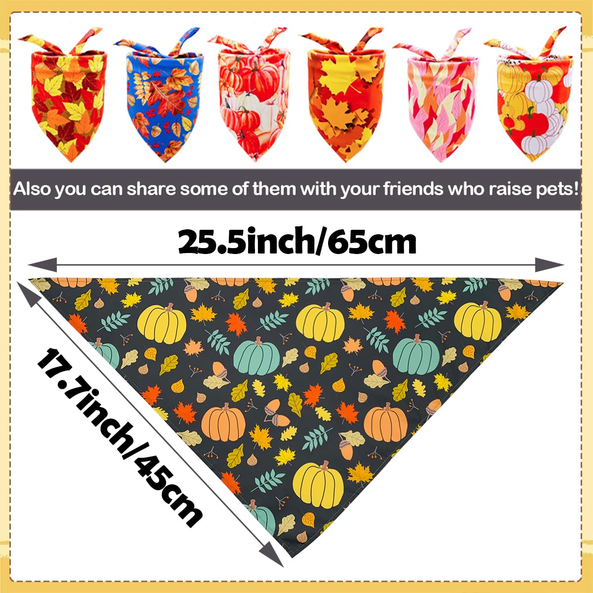 Lot de 100 bandanas pour chien - Motif feuilles - Motif forêt d'automne - Foulards triangulaires pour garçons et filles de petite et moyenne taille