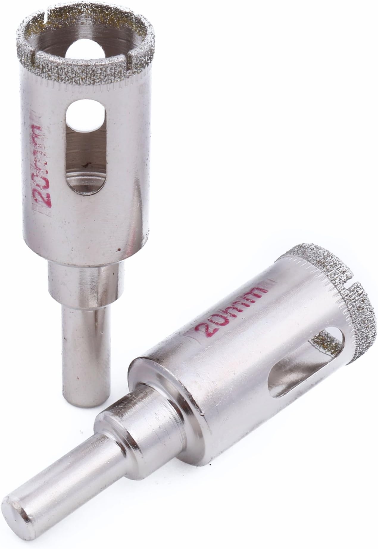 JINGLING 2Pcs 20mm 3/4" inch Diamond Hole Saws Granite Drill Bits Masonry Tools for Stone
