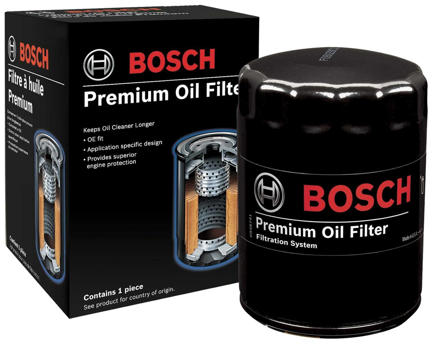 Bosch 72184 Premium Oil Filter Amazon.in Car & Motorbike