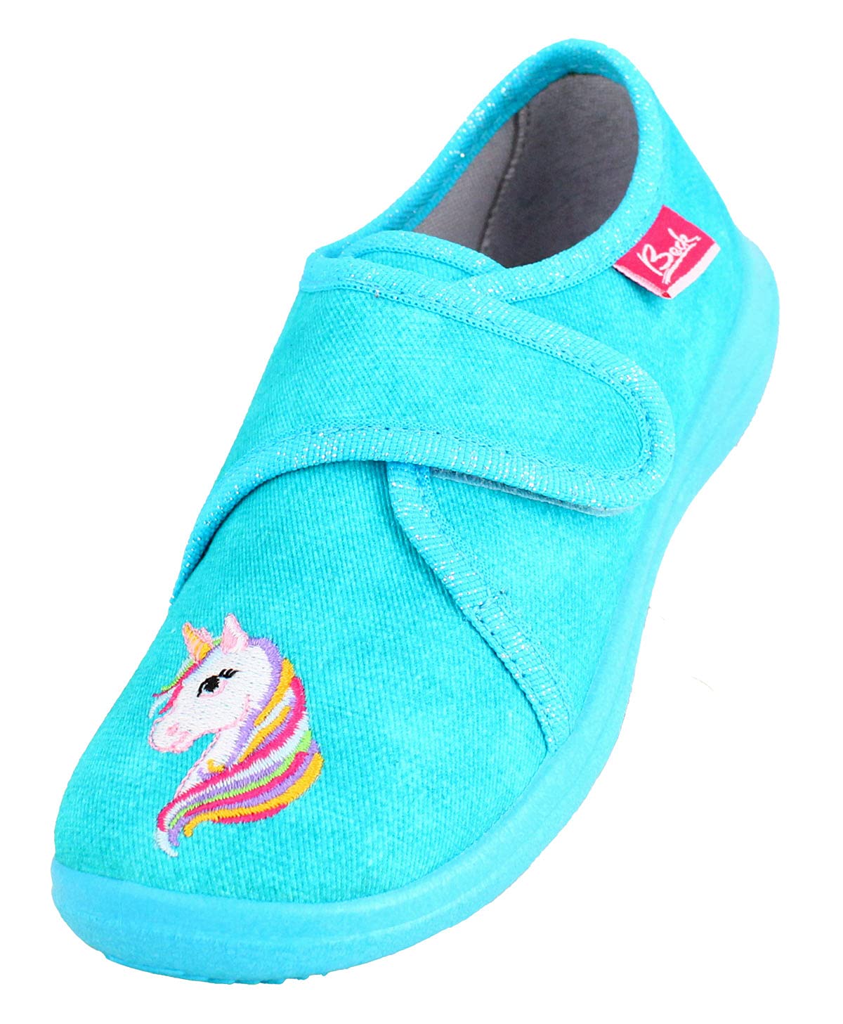 Beck Mädchen Einhorn 3004Niedrige Hausschuhe