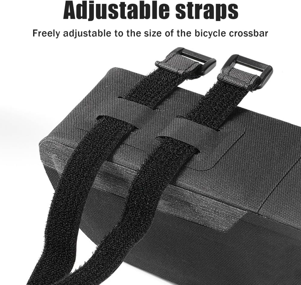 MiOYOOW Bike Frame Bag, Waterproof Bicycle Triangle Bag Bicycle Frame Storage Pouch for Mountain Road Bike Cycling Accessories